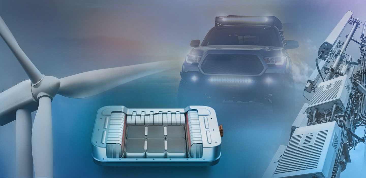 Key markets, battery, telecom, power conversion, lighting, energy and automotive.